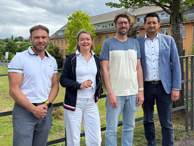 BILD Von links nach rechts: Sascha Eigner, Eva Pfistner, Sven Reutner und Thorsten Schmieder
