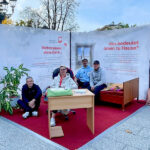 Bild des Messestands auf der Vieser Brücke