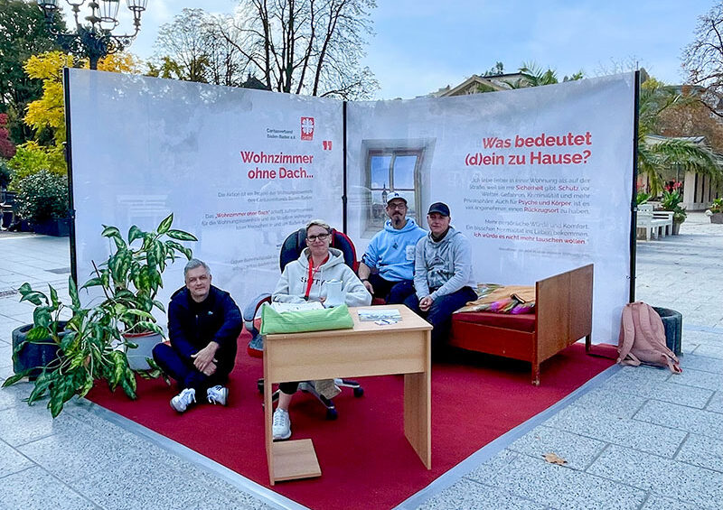 Bild des Messestands auf der Vieser Brücke