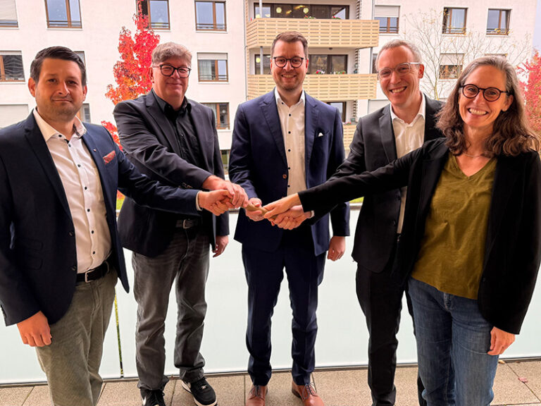 Von links nach rechts: Thorsten Schmieder, Martin Schröder, Clemens Müller, Dr. Alexander Stummvoll und Stefanie Hirth