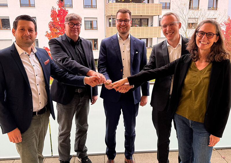 Von links nach rechts: Thorsten Schmieder, Martin Schröder, Clemens Müller, Dr. Alexander Stummvoll und Stefanie Hirth