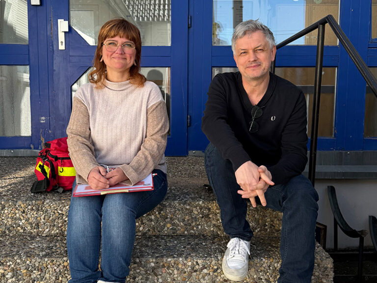 Bild Von links nach rechts: Alexandra Huber-Hennig und Christi-an Frisch