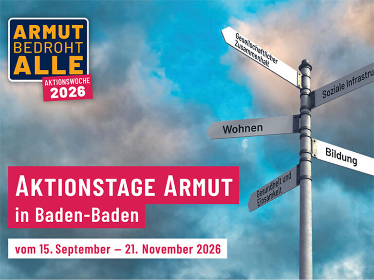 Plakat zur Armutskampagne