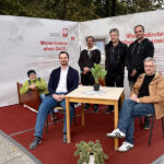 Das Wohnzimmer ohne Dach der Caritas auf der Fieserbrücke in Baden-Baden
